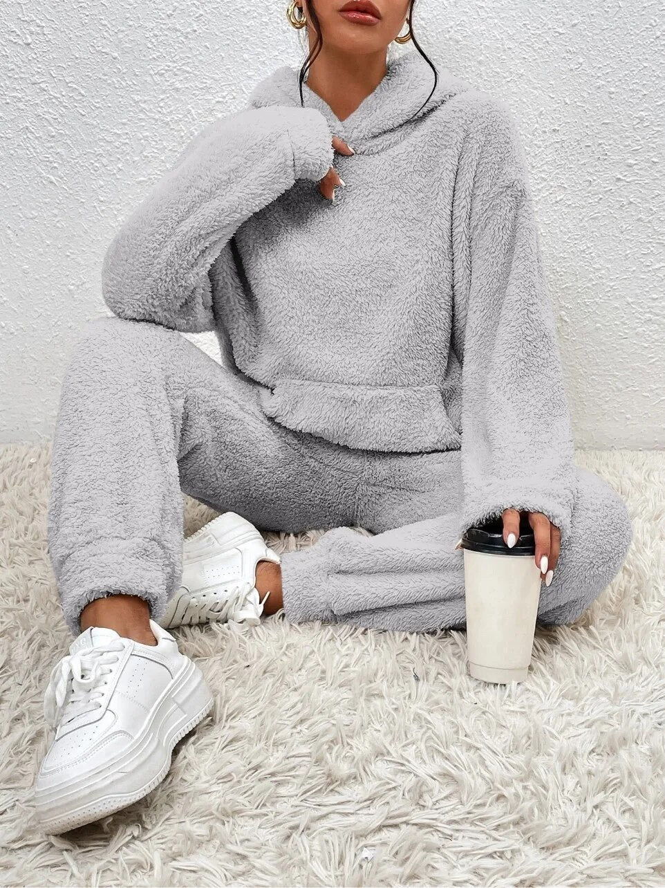 Verity - Women's Knit Two Piece Lounge Set