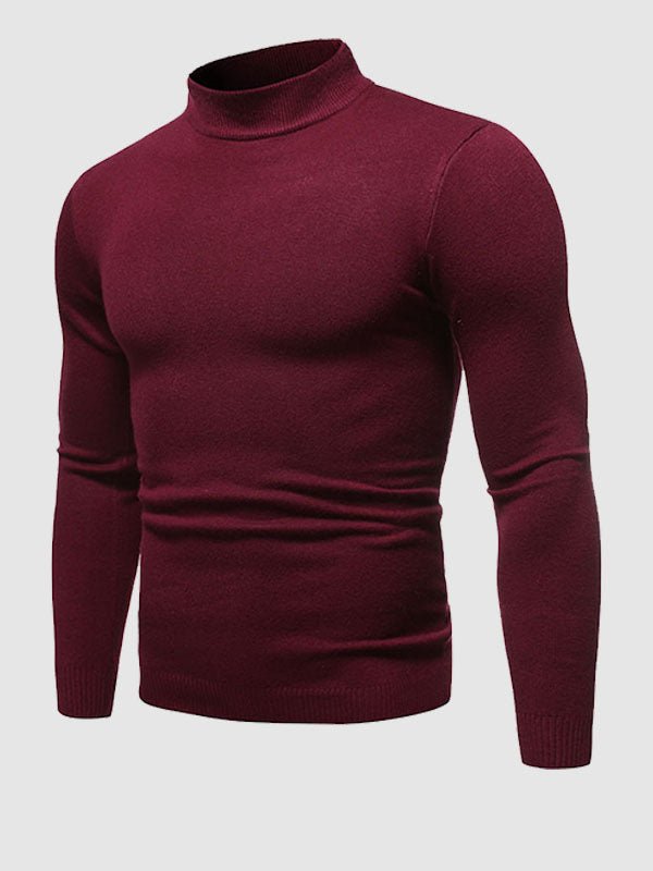 Verner - Men's Slim Fit Knit Turtleneck Sweater