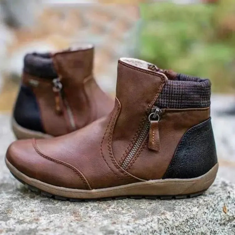 Wilhelmina - Women's Zip Up Ankle Boots