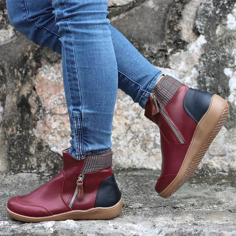 Wilhelmina - Women's Zip Up Ankle Boots